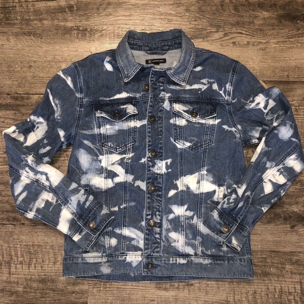 Jean Jacket White Paint Effect
